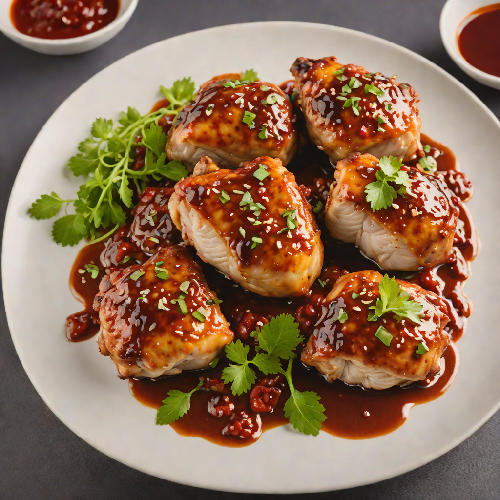 Pan-Seared Chicken Thighs with Spicy Sambal Glaze