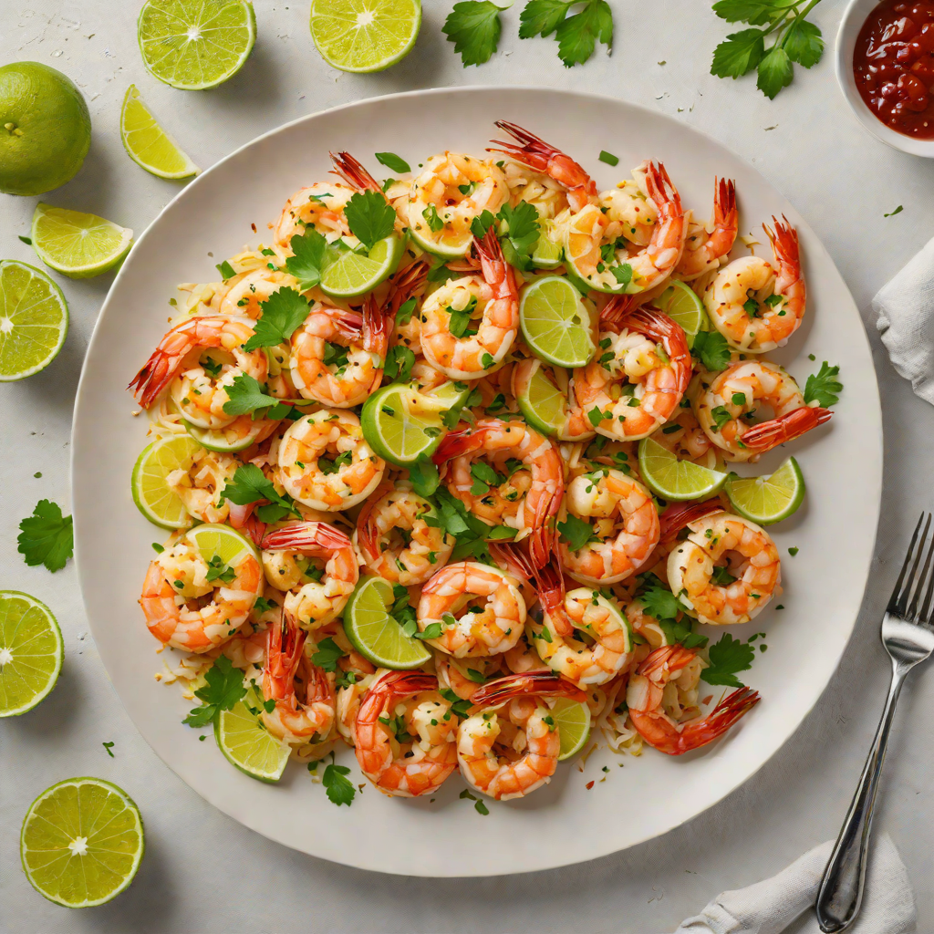 Garlic-Butter Shrimp with Lime and Chili Flakes