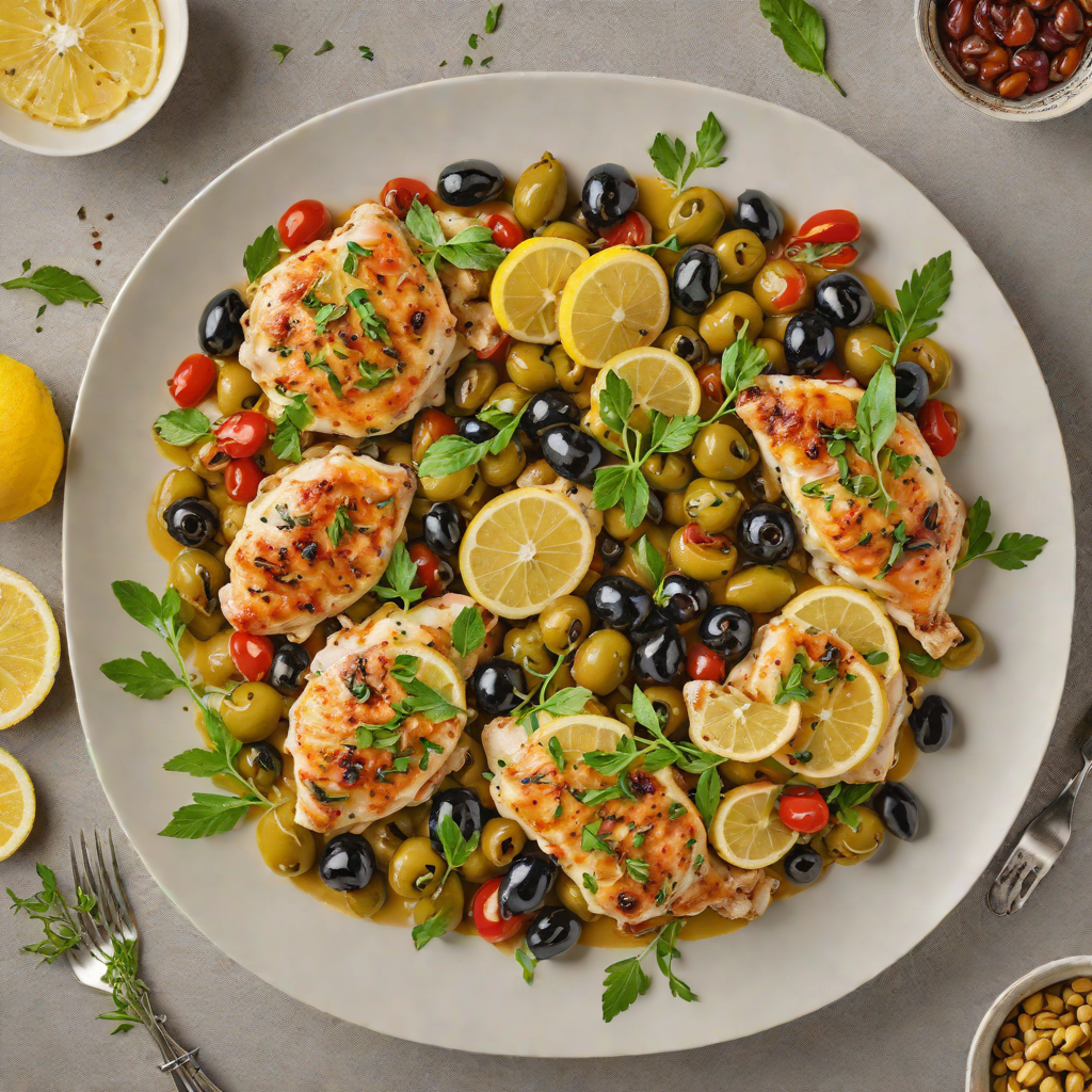 One-Pot Mediterranean Lemon Chicken with Olives