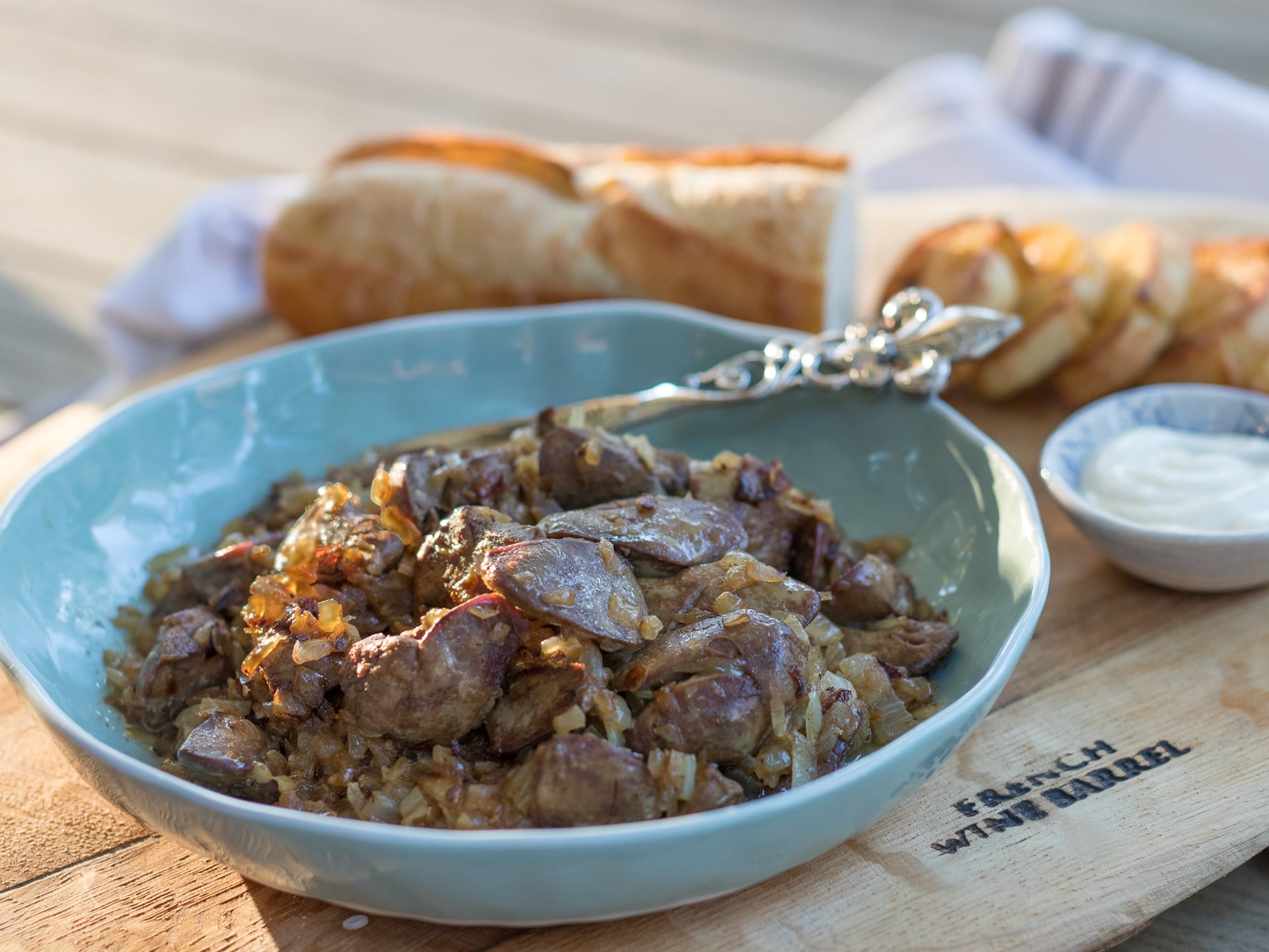 Liver & Apple Sauté with Lemon-Ginger