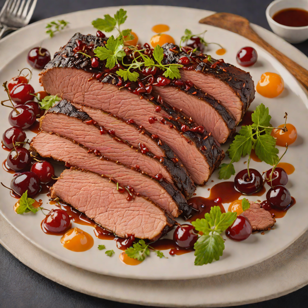 Slow-Smoked Beef Brisket with Cherry Wood