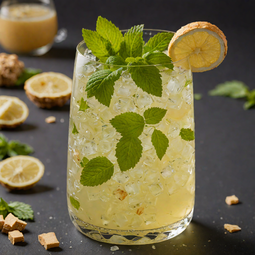 Fresh Ginger-Mint Cooler