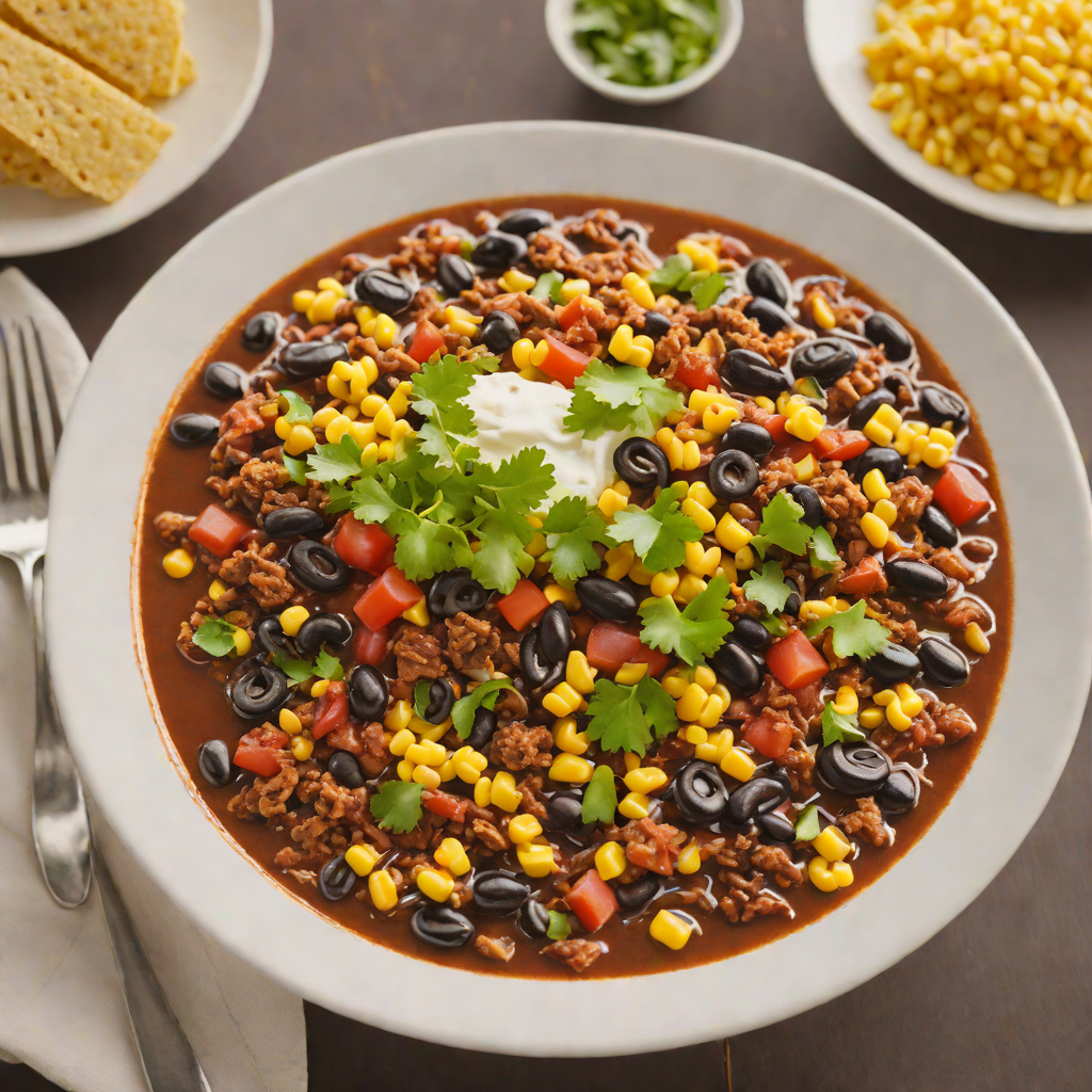 Rapid City Inspired Bison Chili with Black Beans and Corn