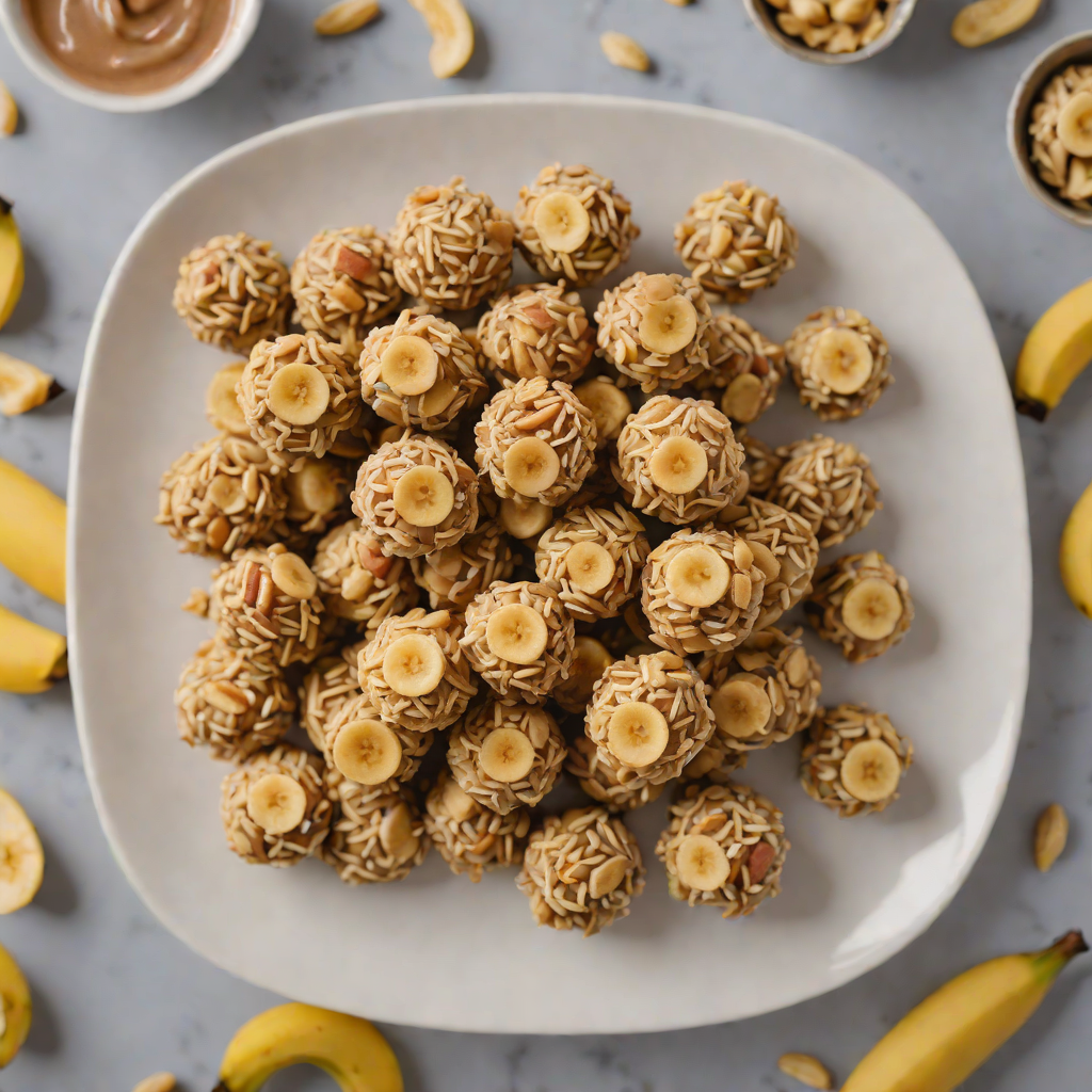 No-Bake Peanut Butter Banana Energy Bites for Kids
