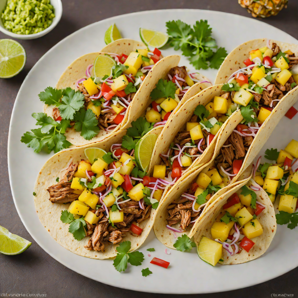 Chili-Lime Grilled Pork Tacos with Pineapple Salsa