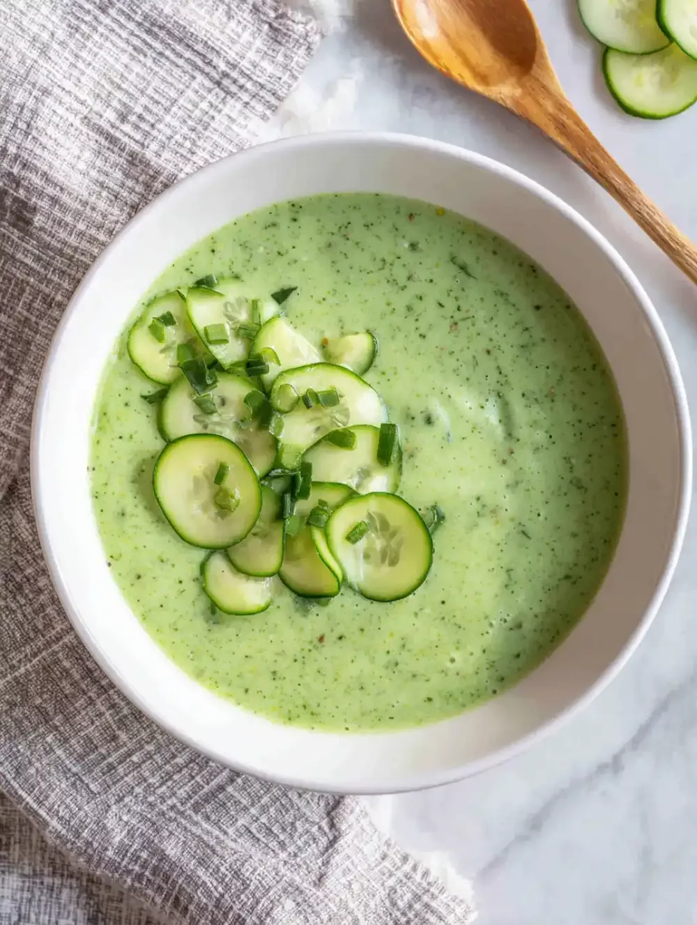 Hydrating Cucumber-Melon Gazpacho with Electrolyte Boost