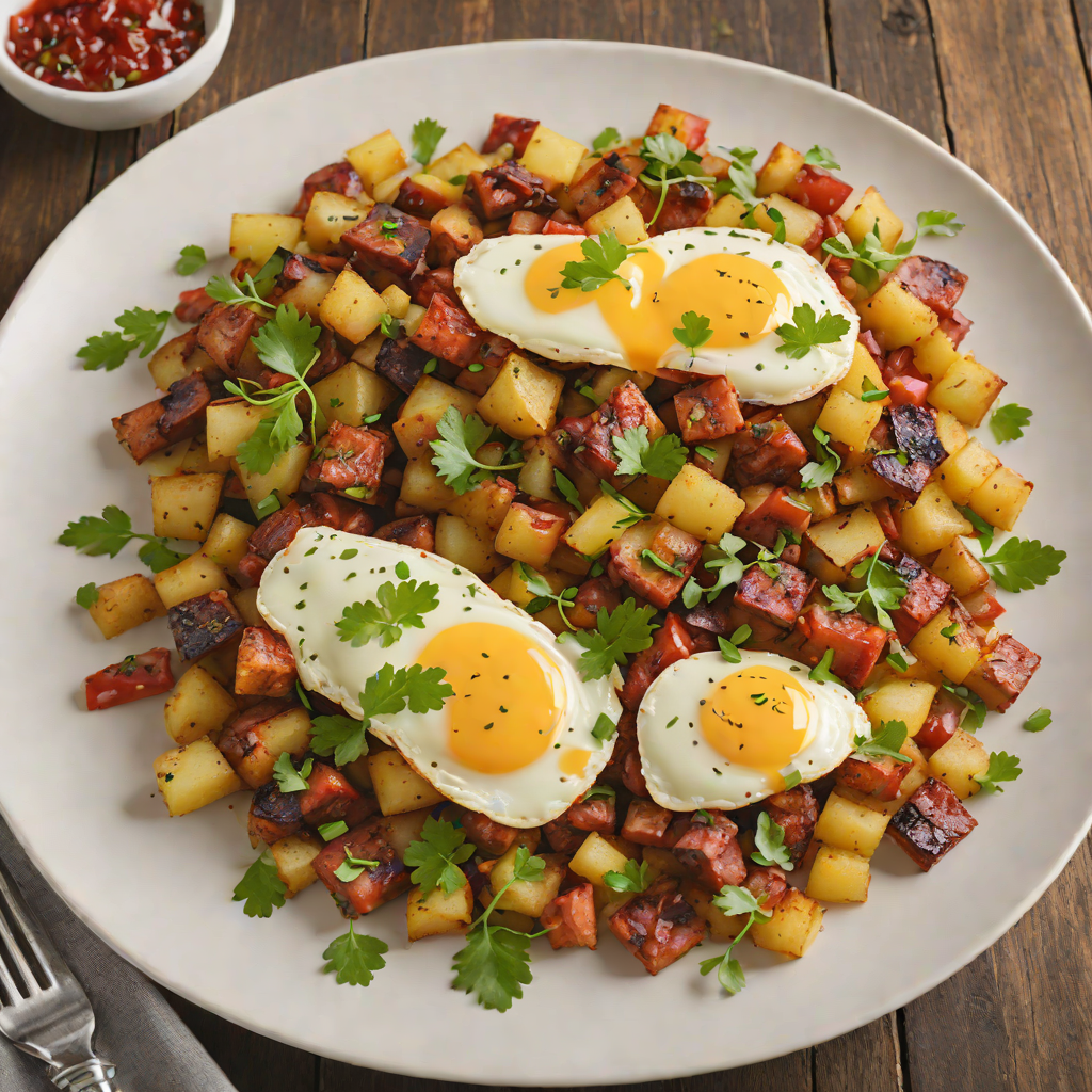 Pan-Seared Chorizo and Potato Hash