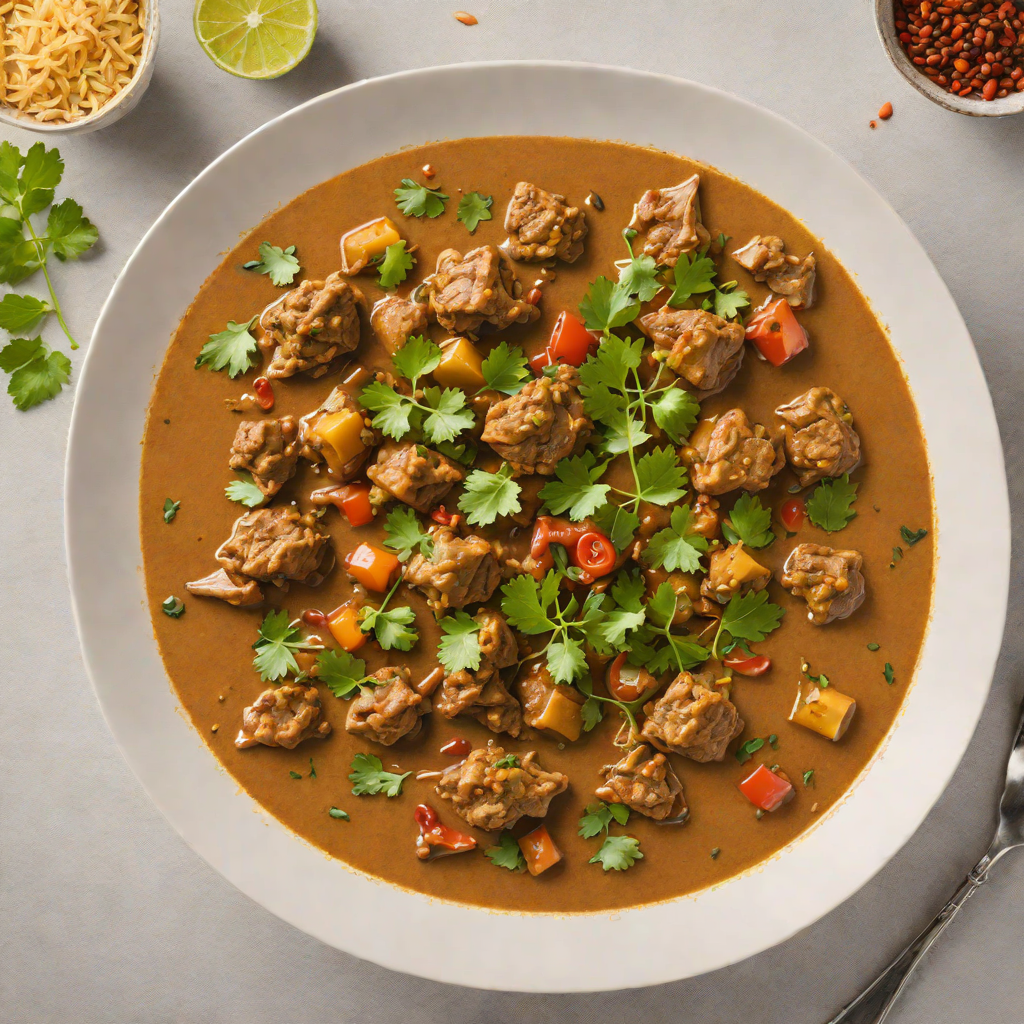 Slow-Cooked Lamb Curry with Garam Masala and Coconut Milk