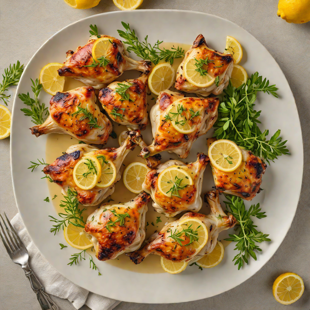 Merriam-Webster-Inspired Lemon-Thyme Roasted Chicken Thighs