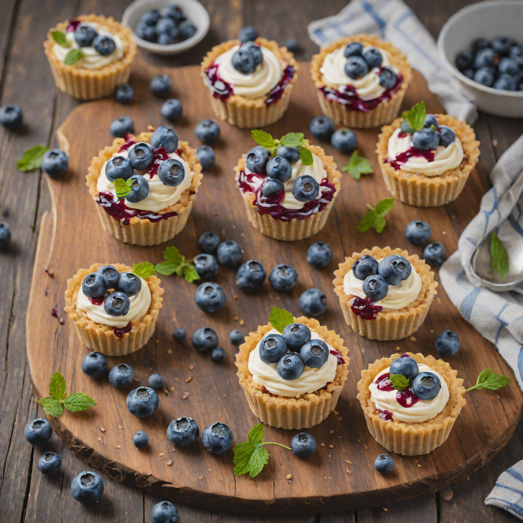 No-Bake Blueberry Mascarpone Cheesecake Cups