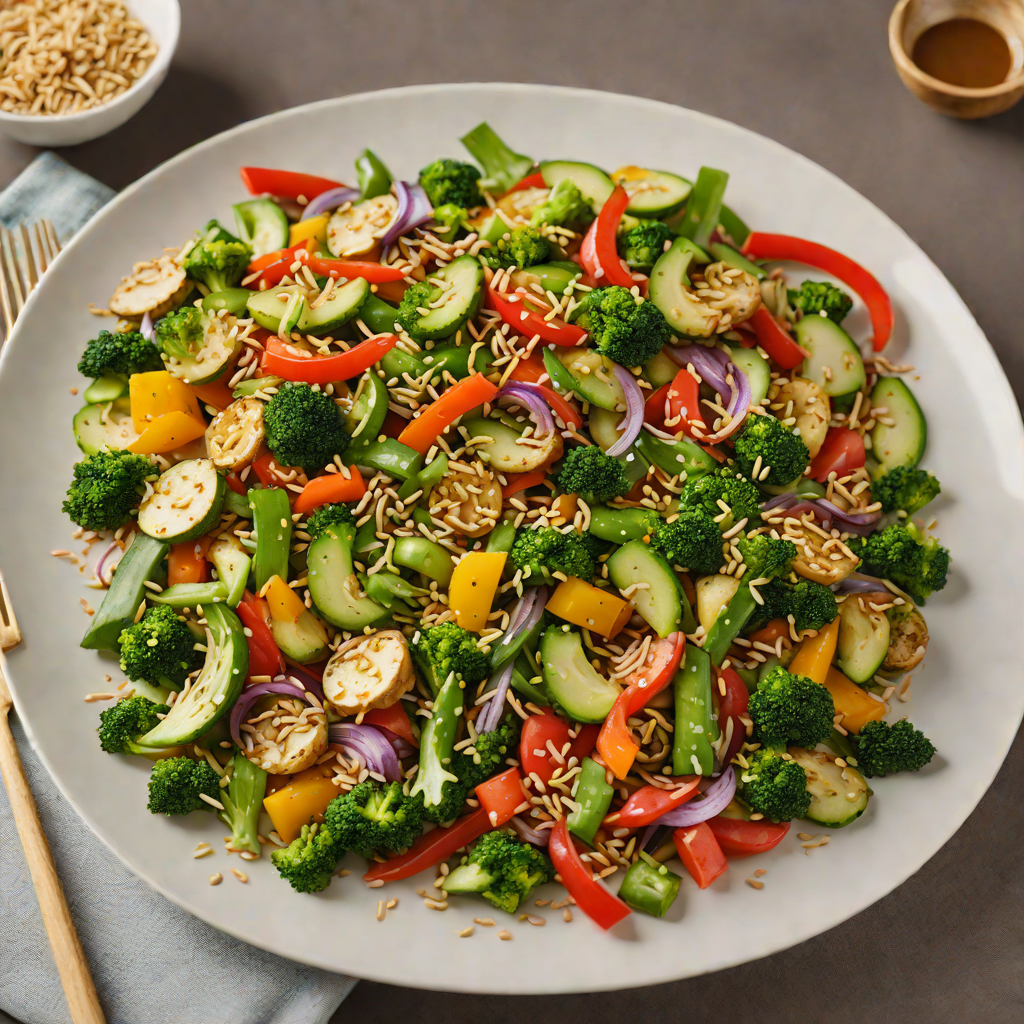 Stir-Fried Concho Valley Vegetables with Garlic and Sesame