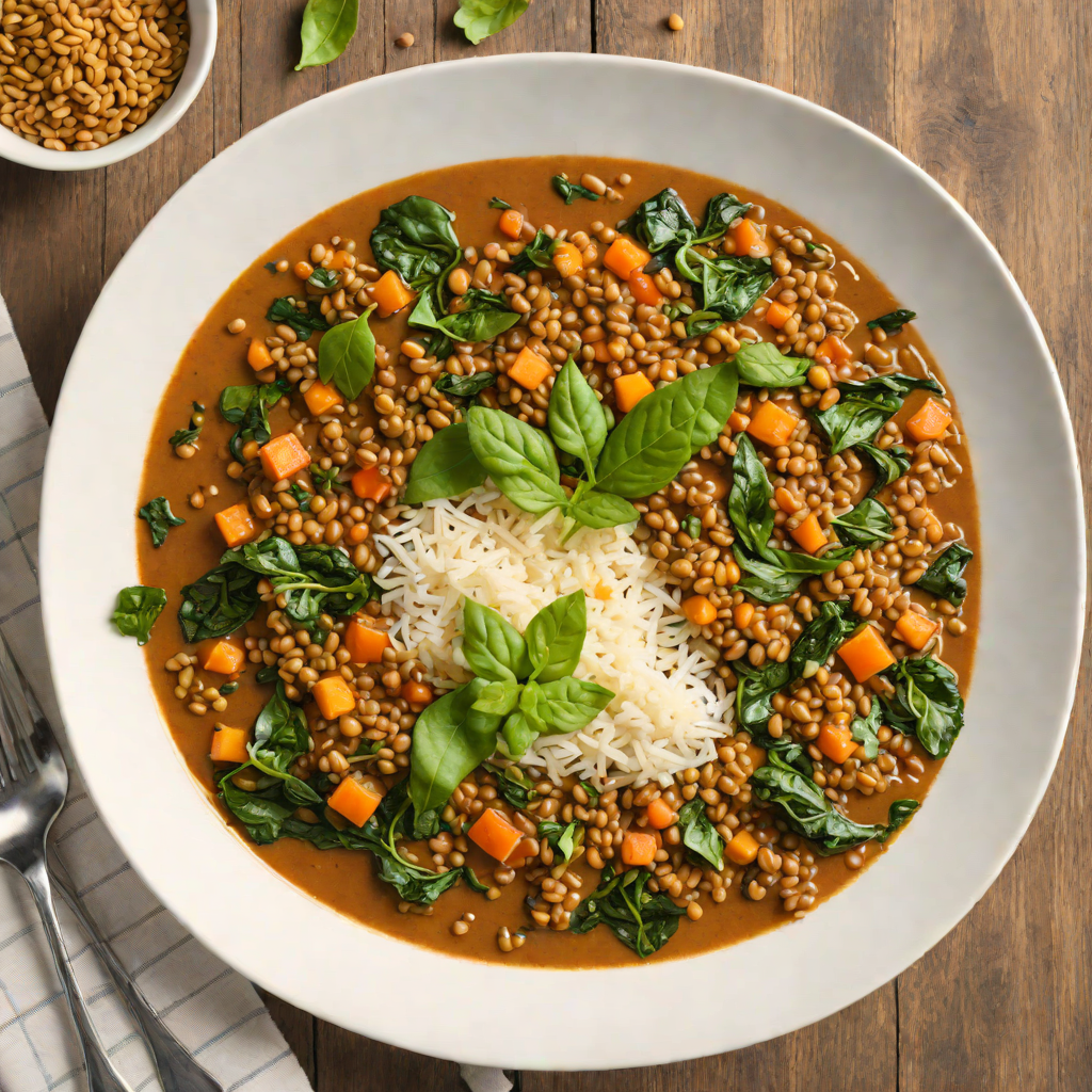 Spiced Kenyan Lentil Stew with Coconut and Spinach