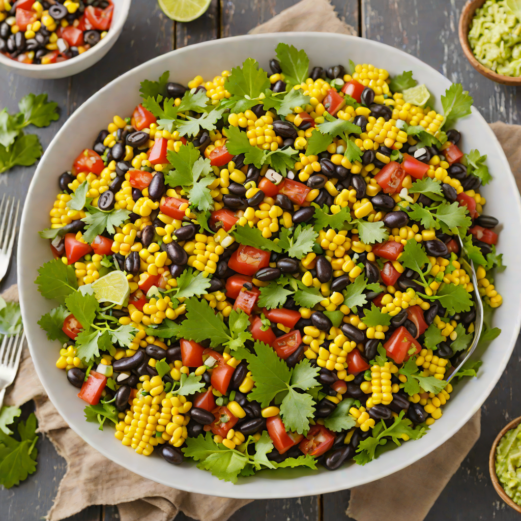 Rustic Tex-Mex Black Bean and Corn Salad