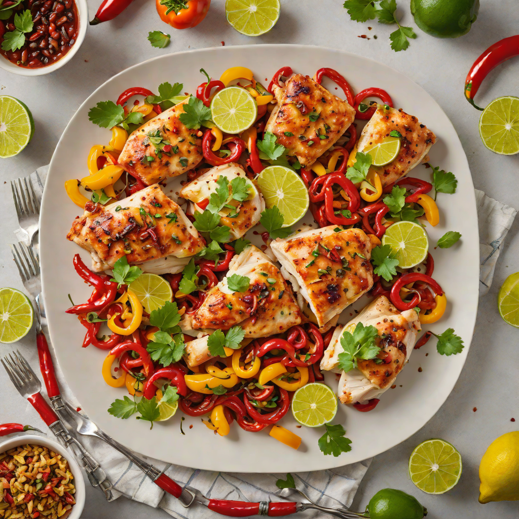 Sheet Pan Chili-Lime Chicken with Roasted Peppers