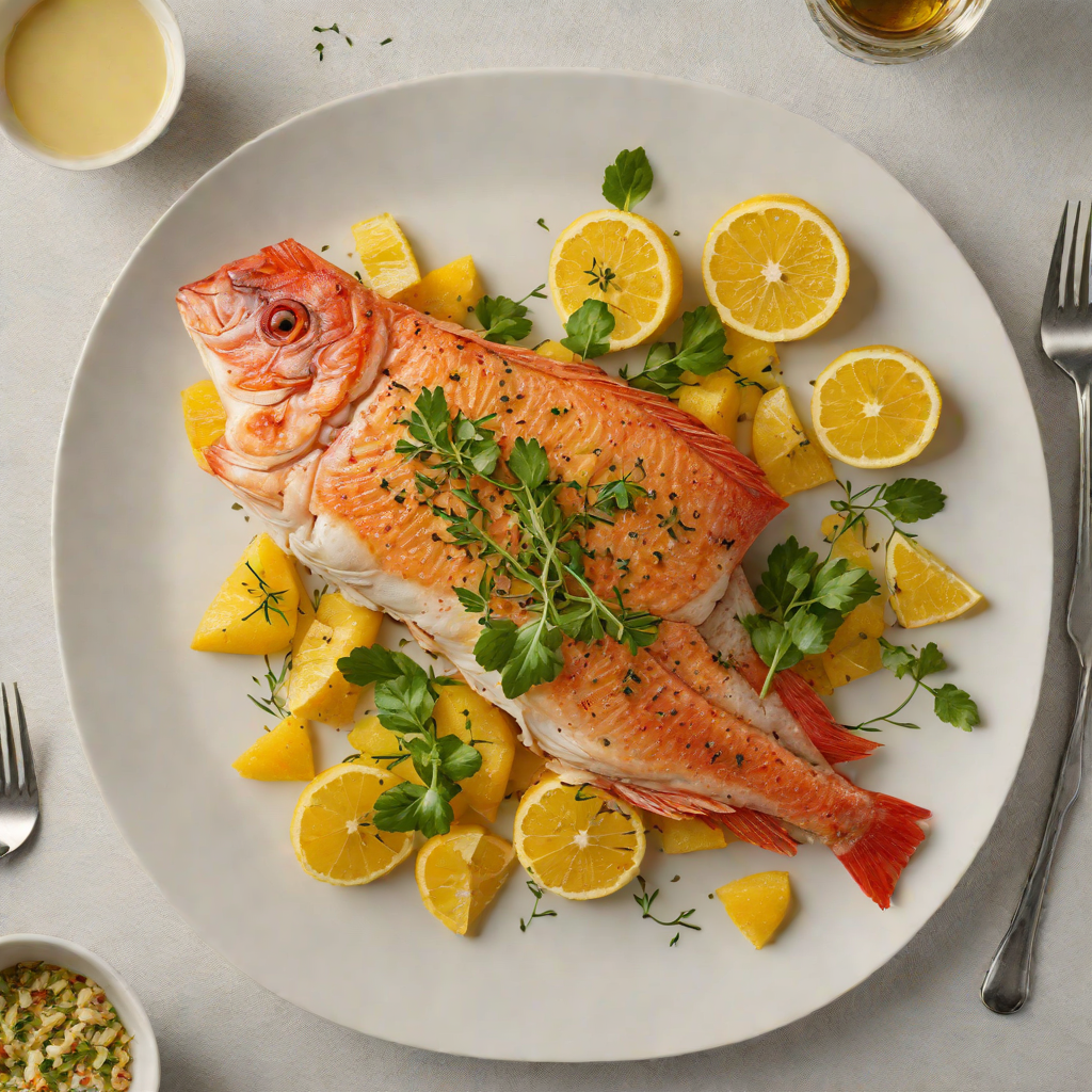 Pan-Seared Gulf Coast Red Snapper with Citrus Herb Butter