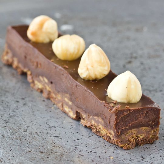 No-Bake Chocolate Hazelnut Crunch Bars