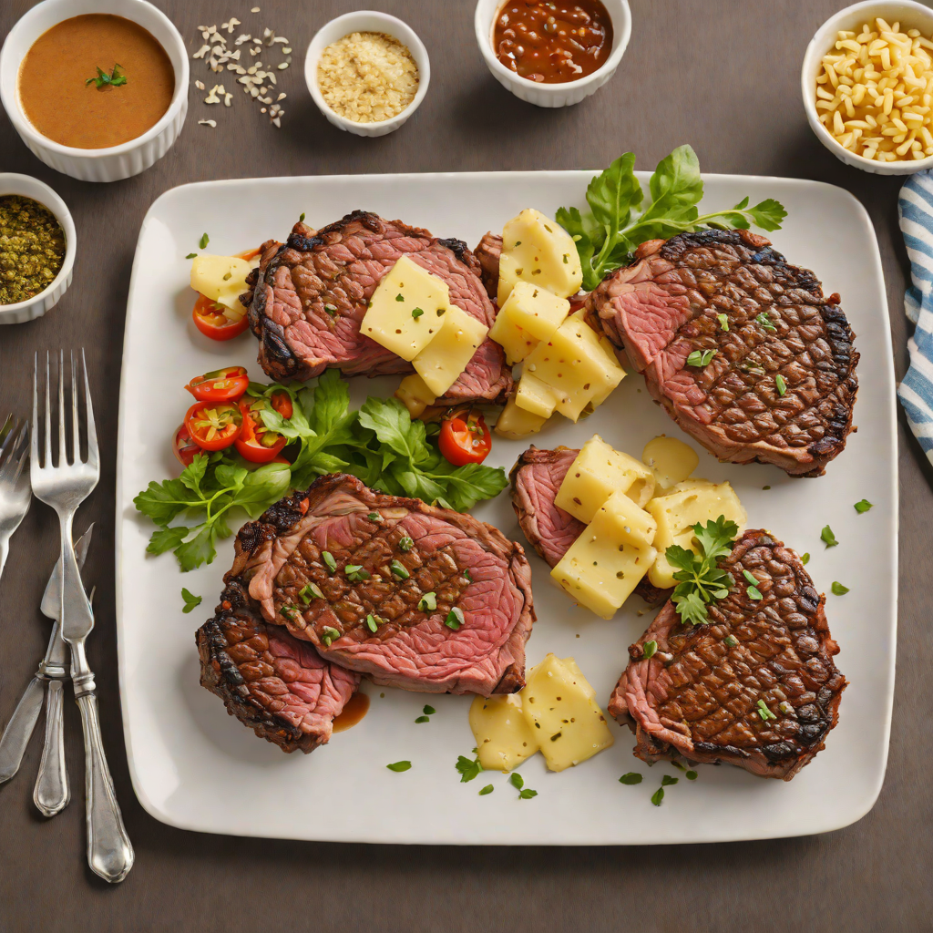 Grilled Cajun-Spiced Ribeye with Garlic Butter