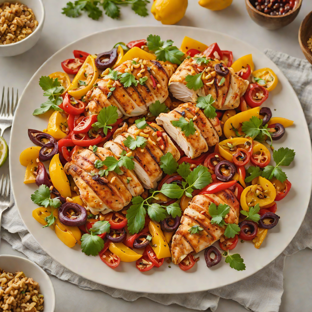 Sheet Pan Tex-Mex Chicken with Roasted Bell Peppers