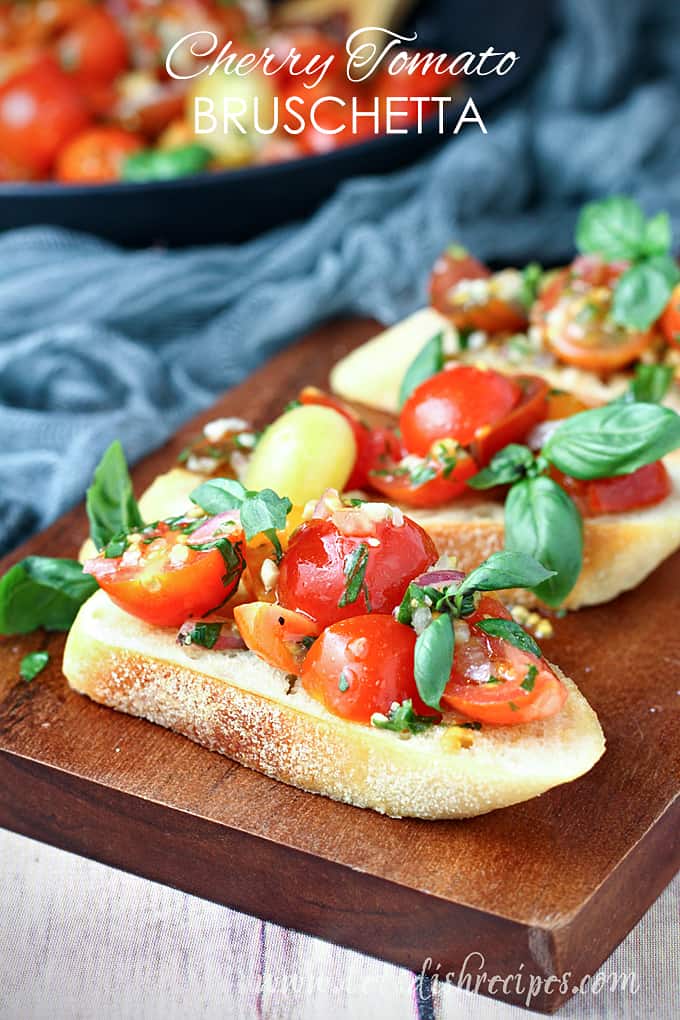 Denver Cherry Tomato & Basil Bruschetta