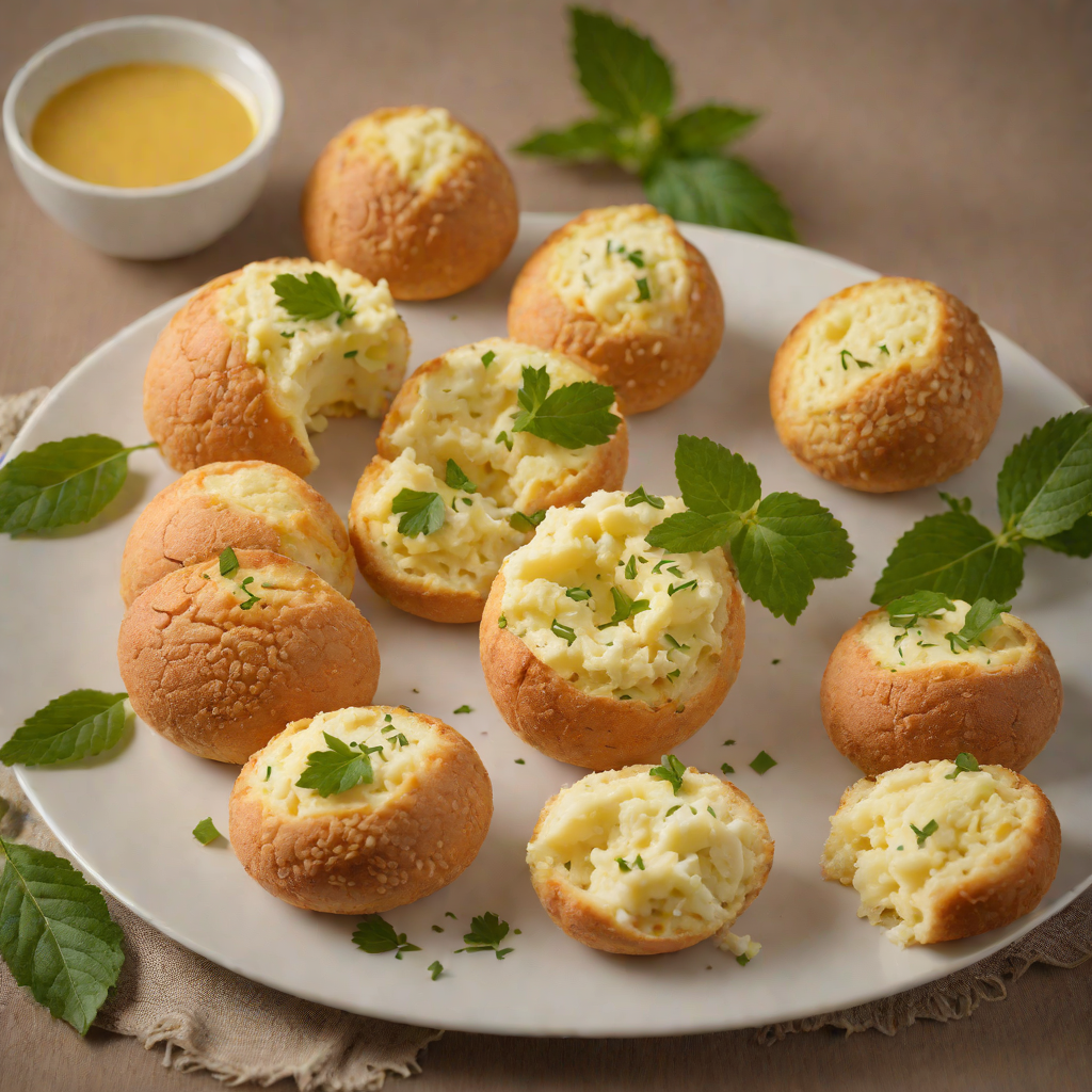 Traditional Brazilian Cheese and Cassava Bread (Pão de Queijo)