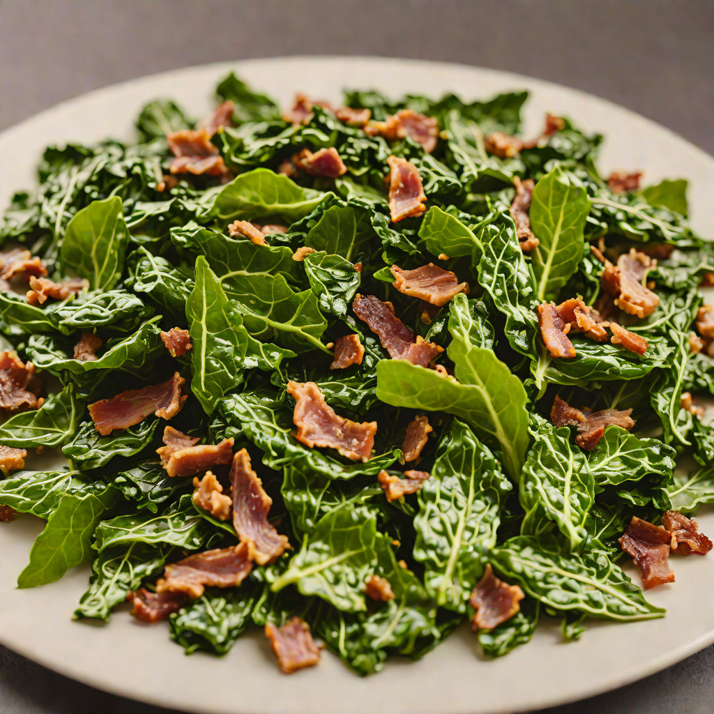Sautéed Collard Greens with Garlic and Bacon