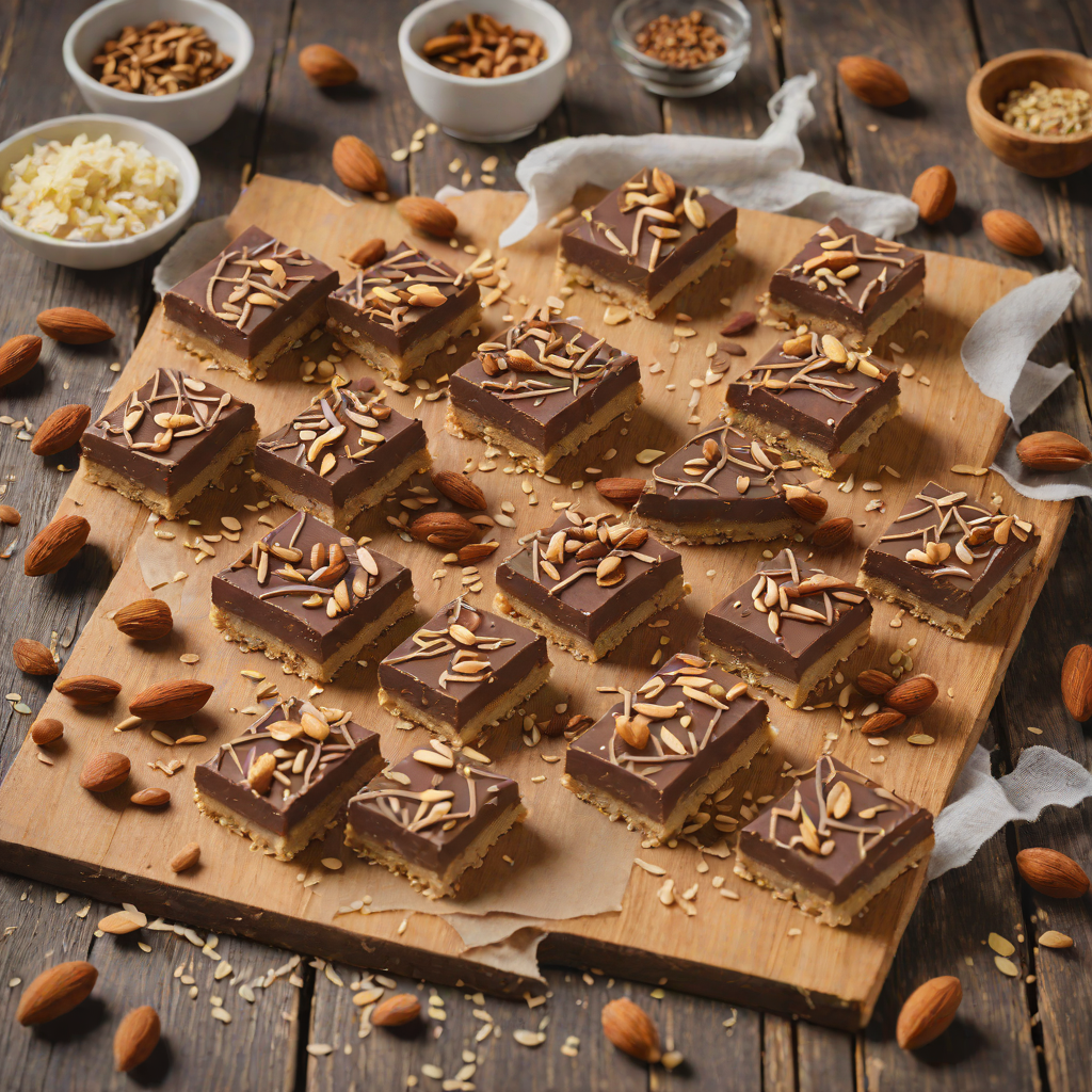 No-Bake Chocolate Almond Cream Bars