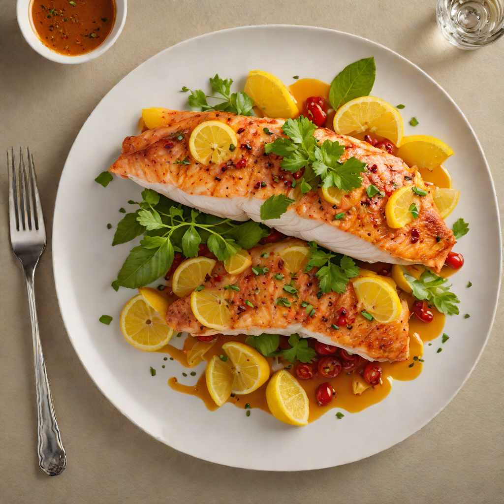 Pan-Seared Gulf Coast Red Snapper with Spicy Citrus Glaze