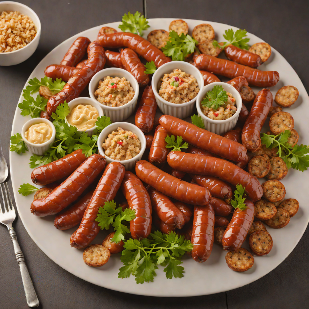 Boxcar-Style Smoked Sausage and Boudin Platter