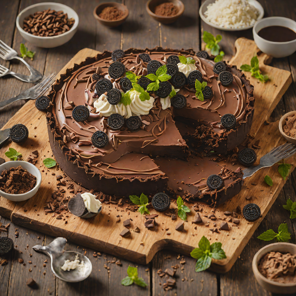 No-Bake Chocolate Mud Pie with Oreo Crust