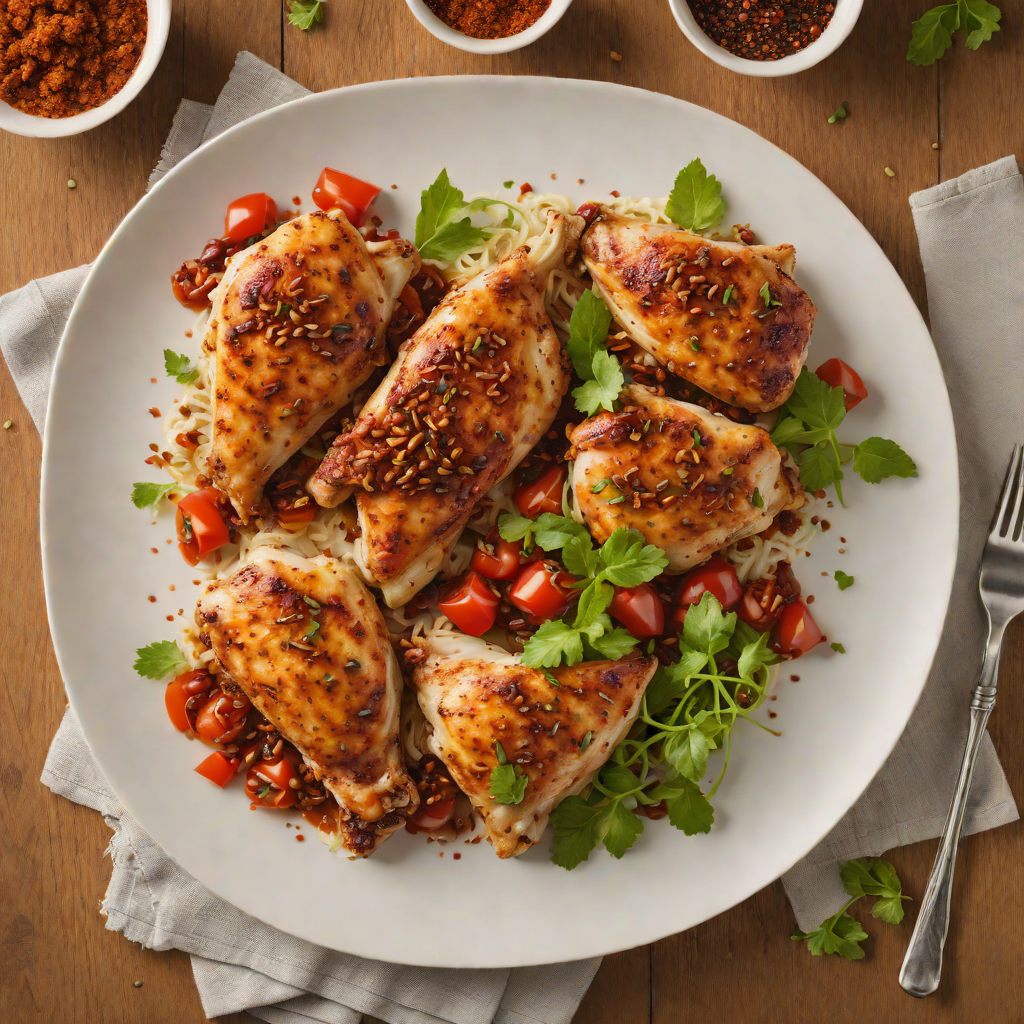 Pan-Seared Chicken with Spiced Texas Chili Rub