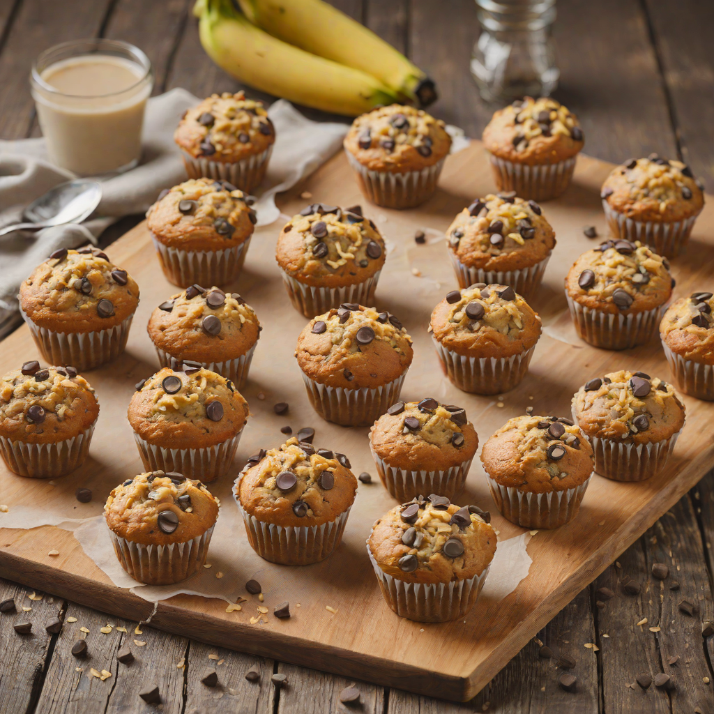 Chocolate Chip Banana Muffins