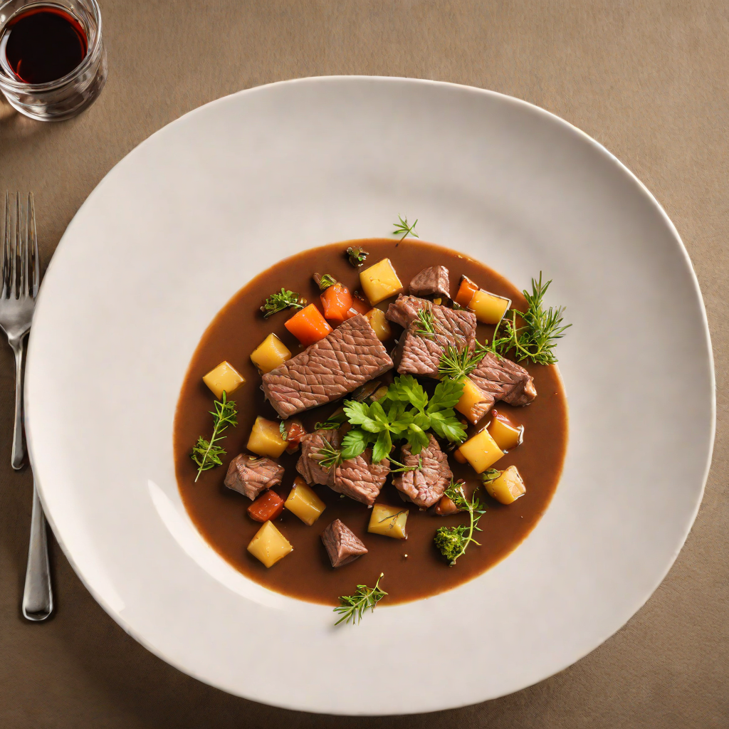 Porsche Museum Herb-Infused Venison Stew
