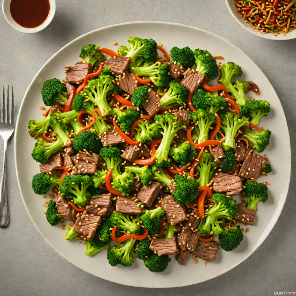 Beef and Broccoli Stir-Fry with Garlic-Sesame Sauce