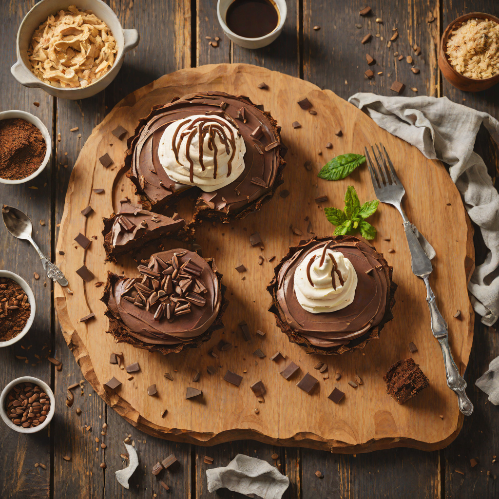 No-Bake Chocolate Mud Pie with Espresso Whipped Cream