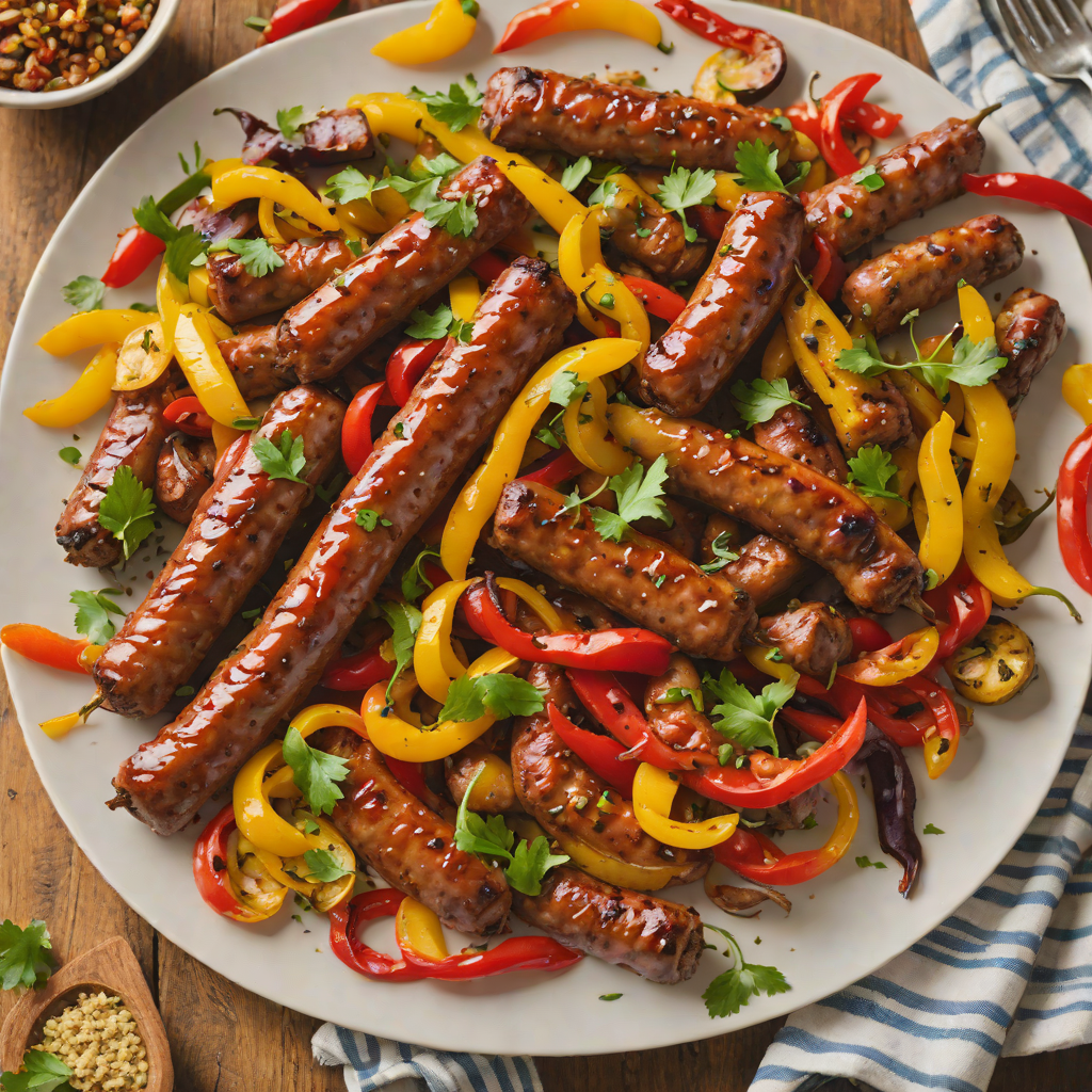 Sheet Pan Cajun-Spiced Sausage and Peppers