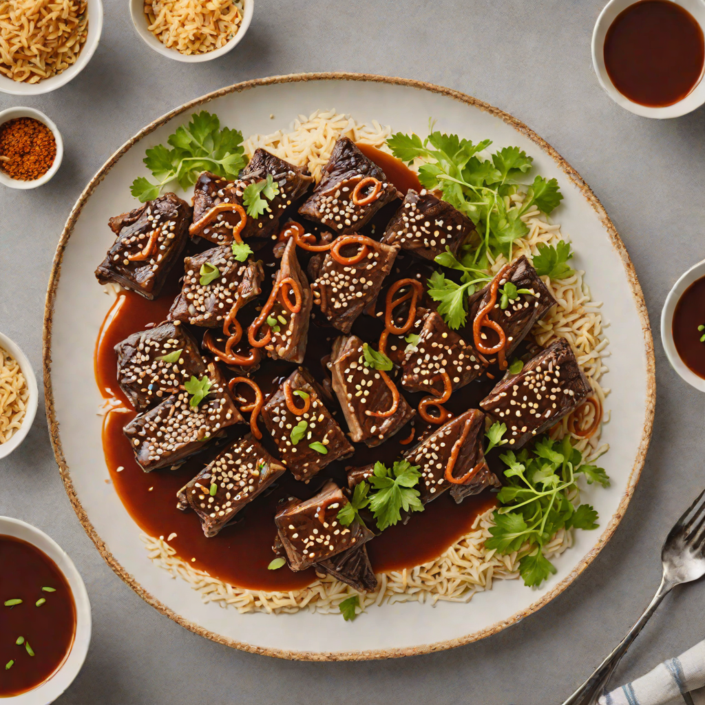 Slow Cooker Korean-Style Beef Short Ribs with Gochujang and Sesame