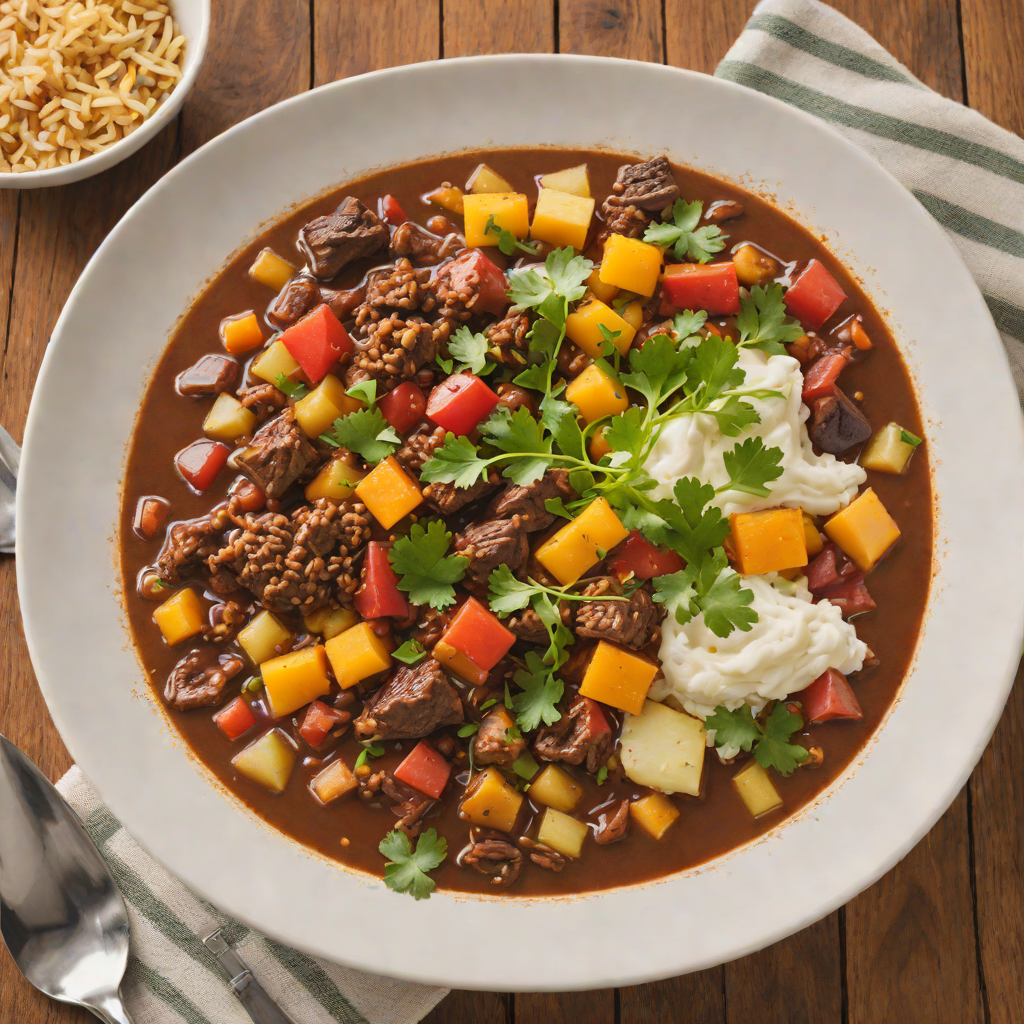 Northern Spice Bison Chili with Root Vegetables