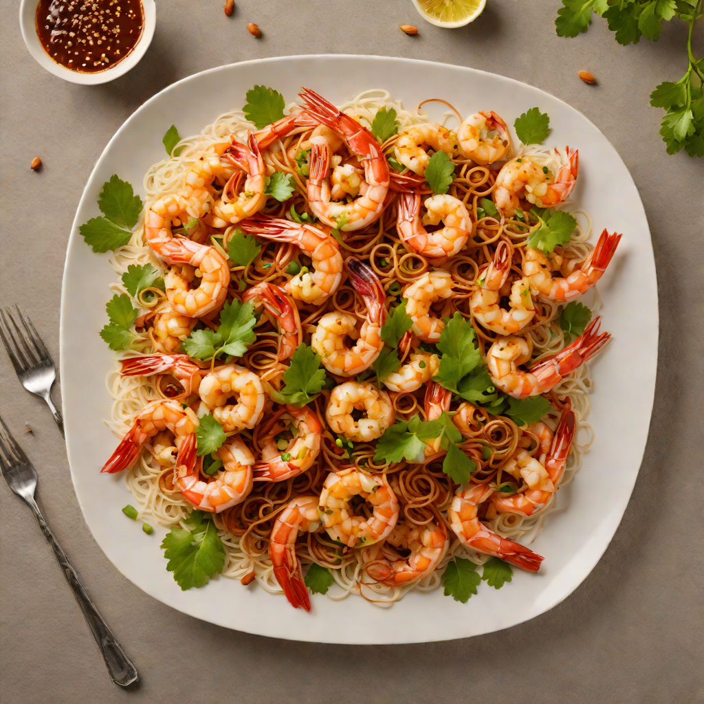 Stir-Fried Shrimp with Tamarind and Garlic