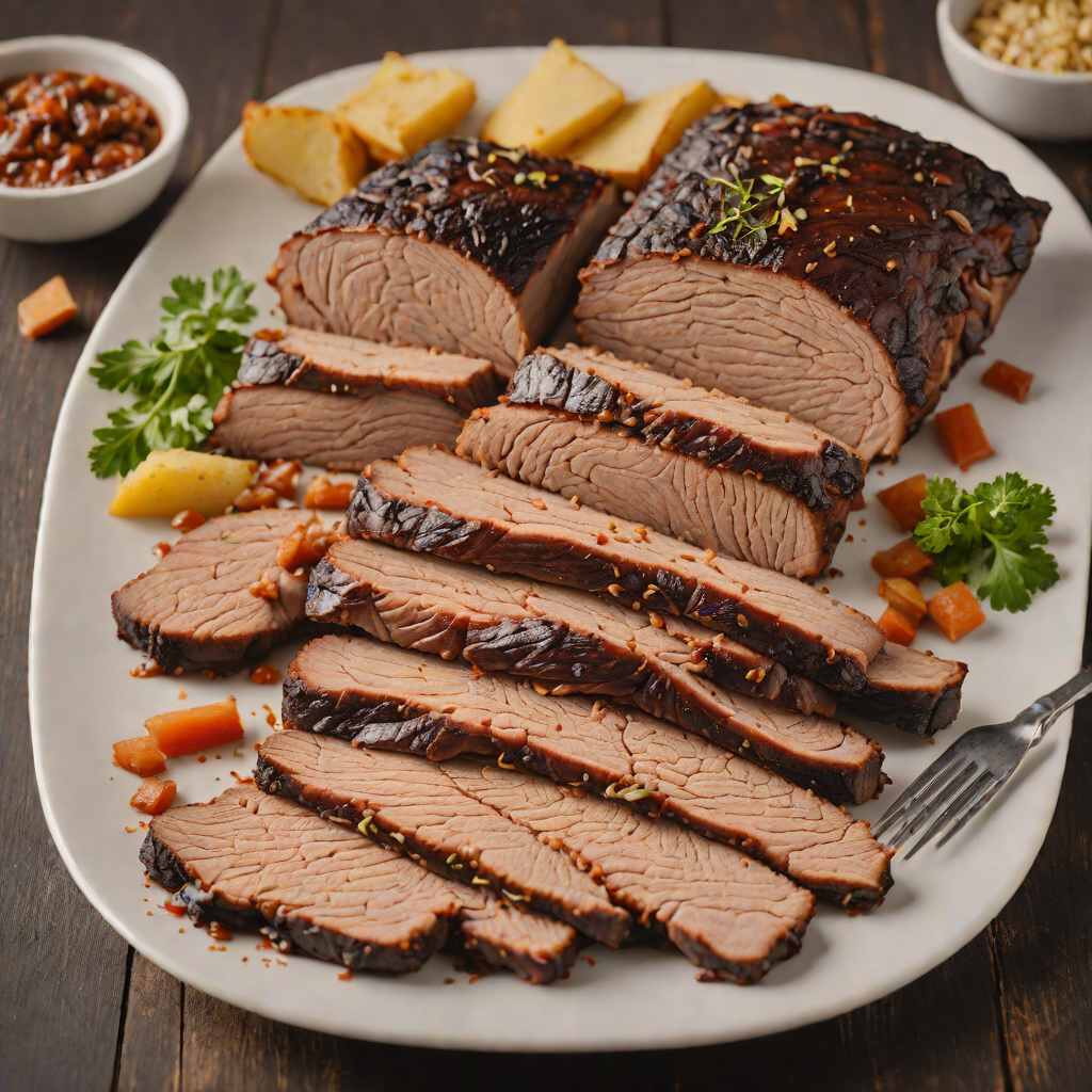 Slow-Smoked Texas-Style Brisket with Hickory Wood