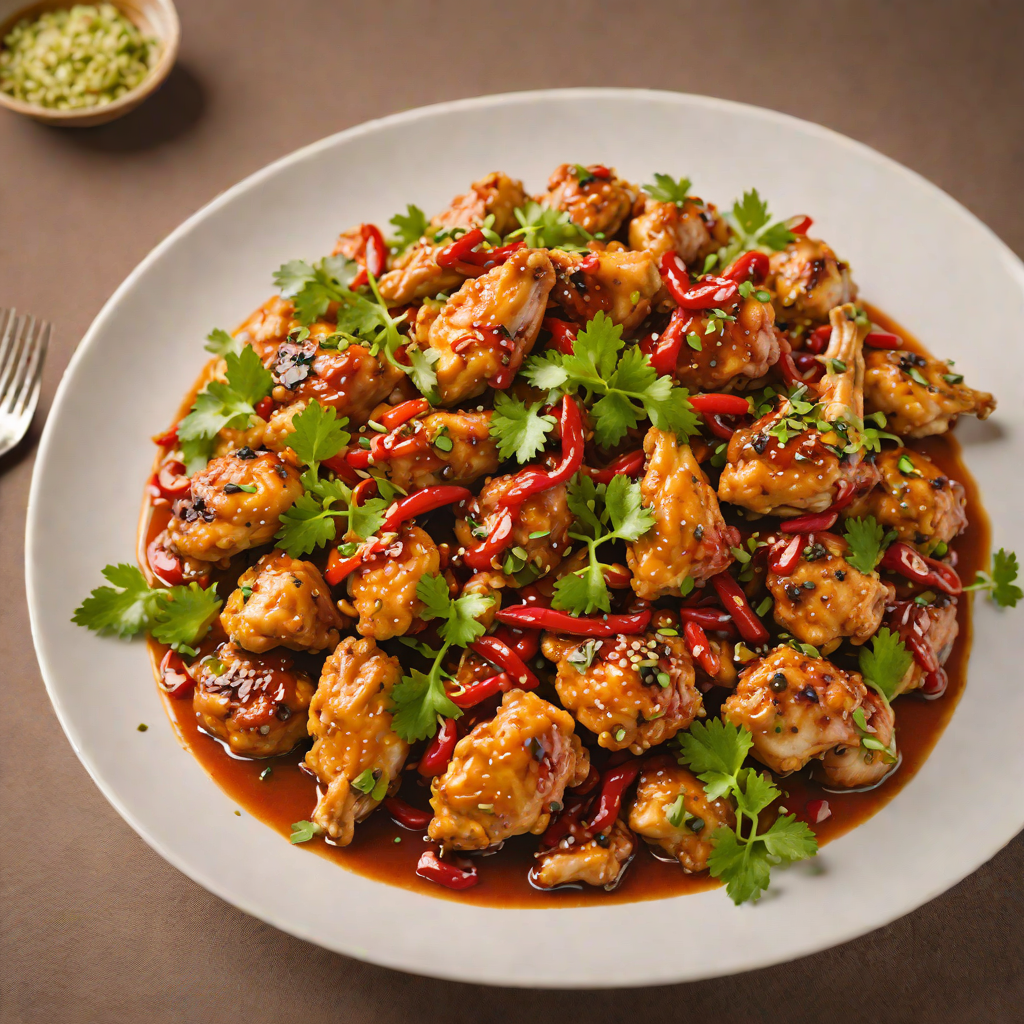 Spicy Sautéed Chicken with Chili and Garlic