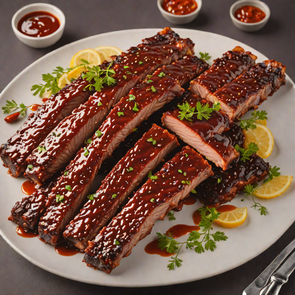 Smoked St. Louis-Style Ribs with Spicy Kentucky BBQ Glaze