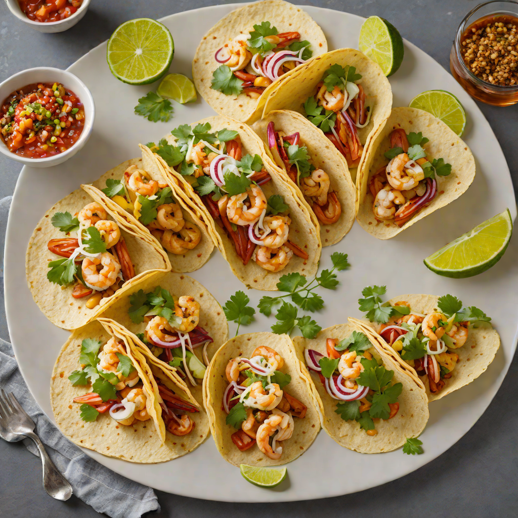 Mexican Solera-Aged Rum Citrus Shrimp Tacos
