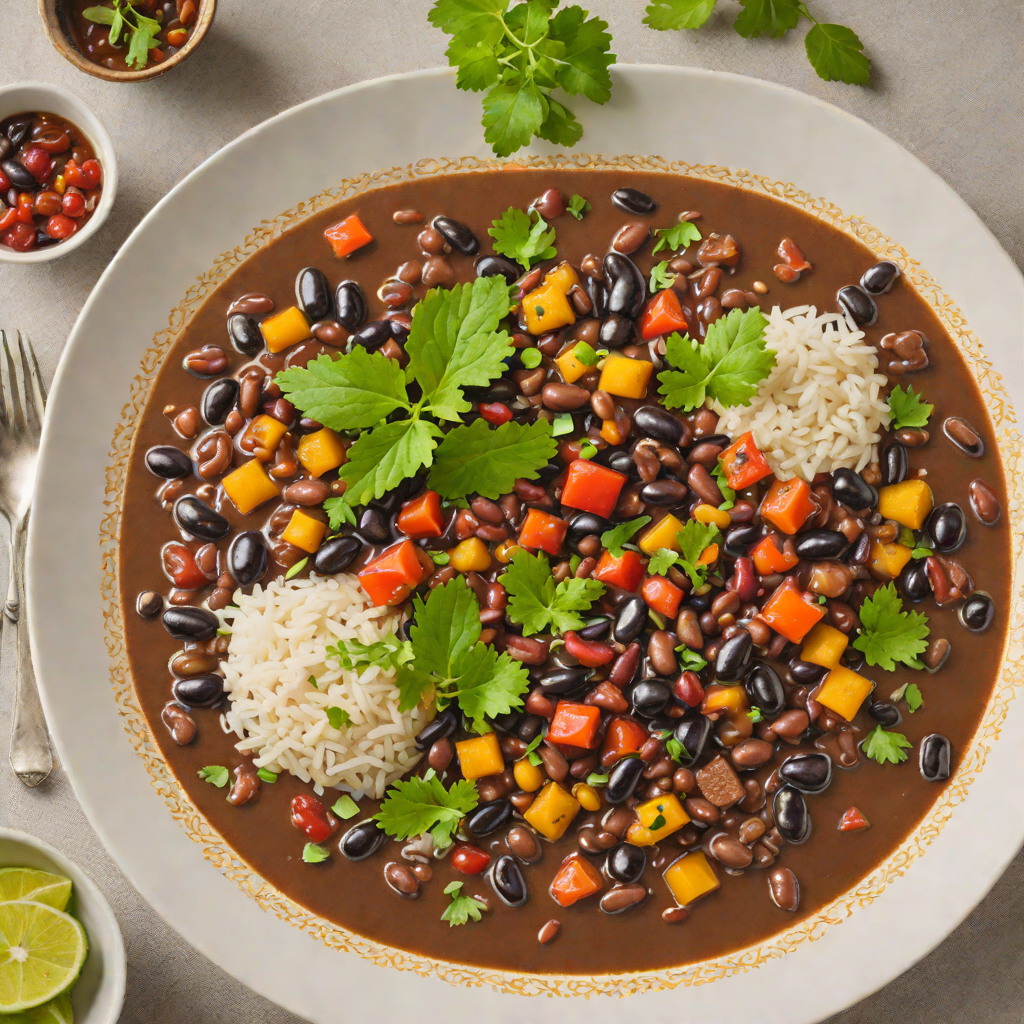 Rum-Spiked Caribbean Black Bean Stew with Cane Spirit