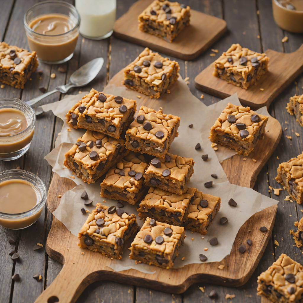 One-Bowl Peanut Butter Chocolate Chip Blondies