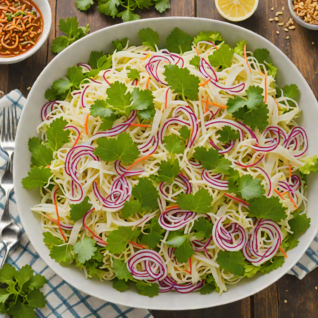 Vinegar-Pickled Sour Cabbage Slaw