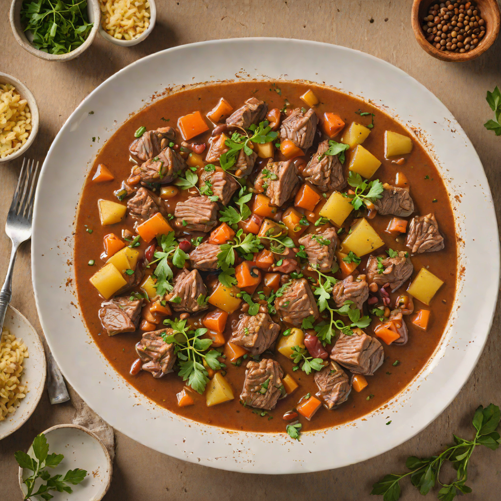 Slow-Cooked Mediterranean Lamb Stew with Regional Spices
