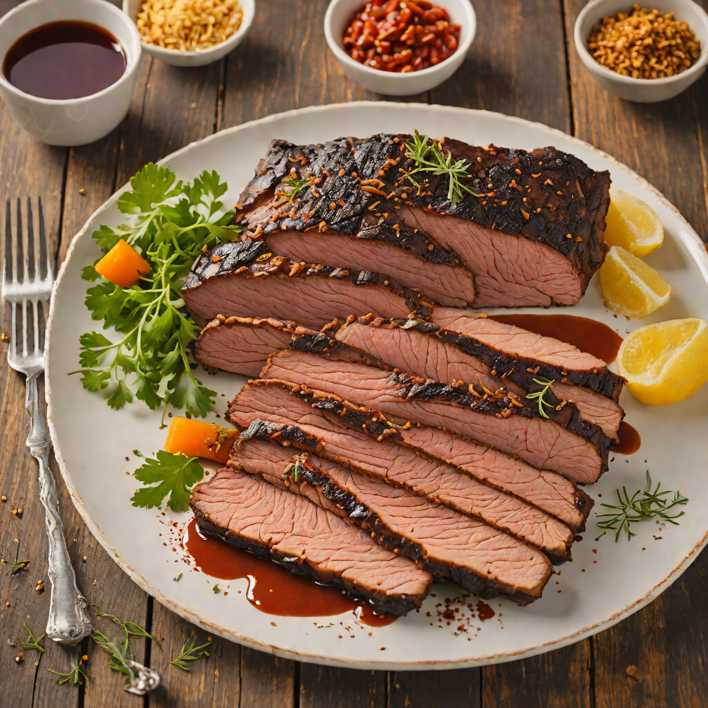 Slow-Smoked Brisket with Red State BBQ Dry Rub