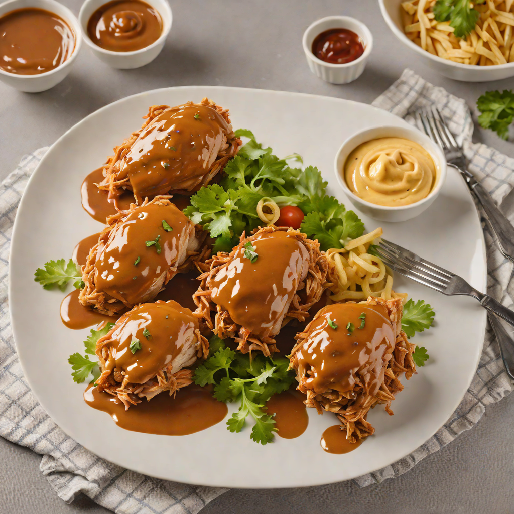 Kentucky-Style Pulled Chicken with Mustard BBQ Sauce