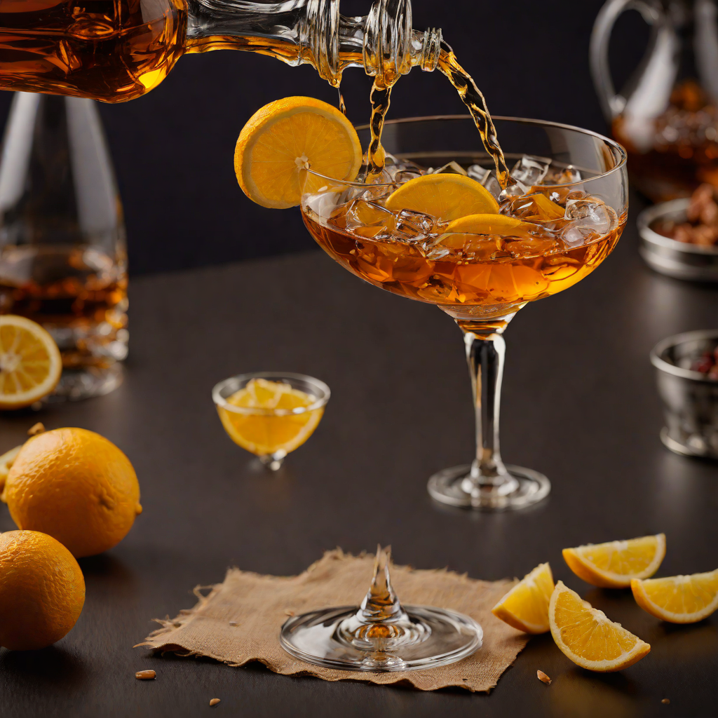 Stirred Bourbon Citrus Manhattan