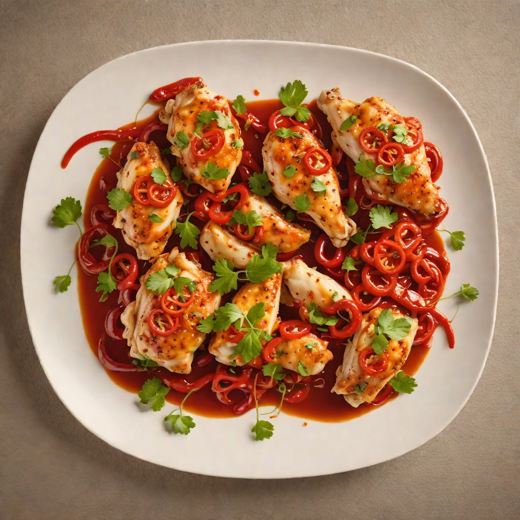 Sautéed Chicken with Roasted Piquillo Peppers and Paprika